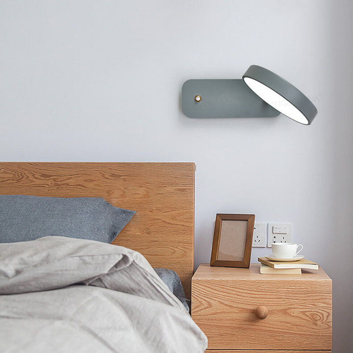 Skanto | IllumiTurn – Nordisk LED Roterende Vegglampe | Macaron Design | Justerbar Belysning