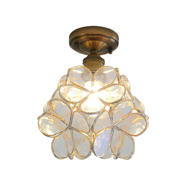 Retro stil PVC taklampe – Blomstermønster for et unikt utseende | Skanto
