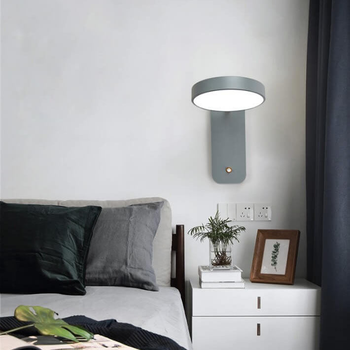 Skanto | IllumiTurn – Nordisk LED Roterende Vegglampe | Macaron Design | Justerbar Belysning