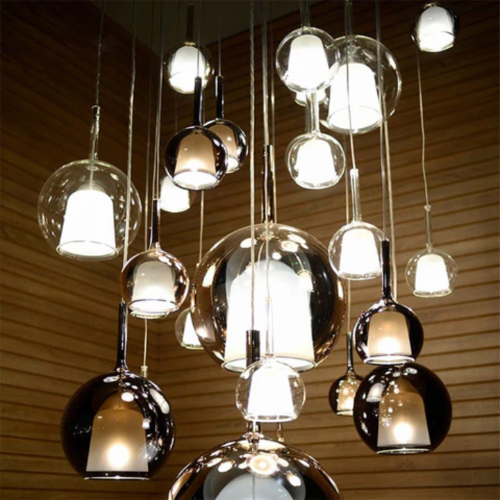 CelestialGlow Light - Moderne Glass Pendellampe | Skanto