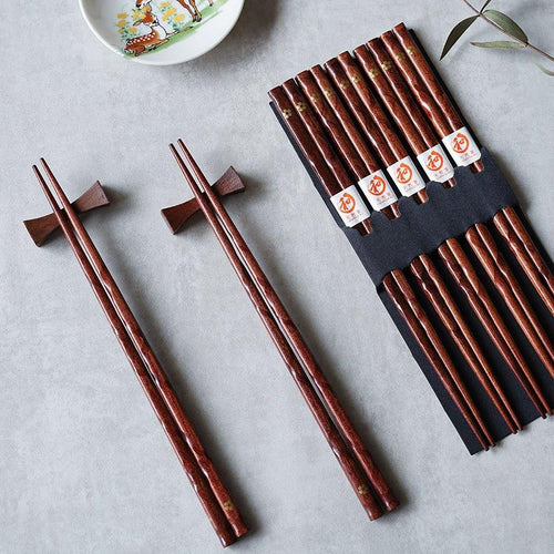 Japanske Gyldne Sakura Tre Spisepinner Sett | Skanto