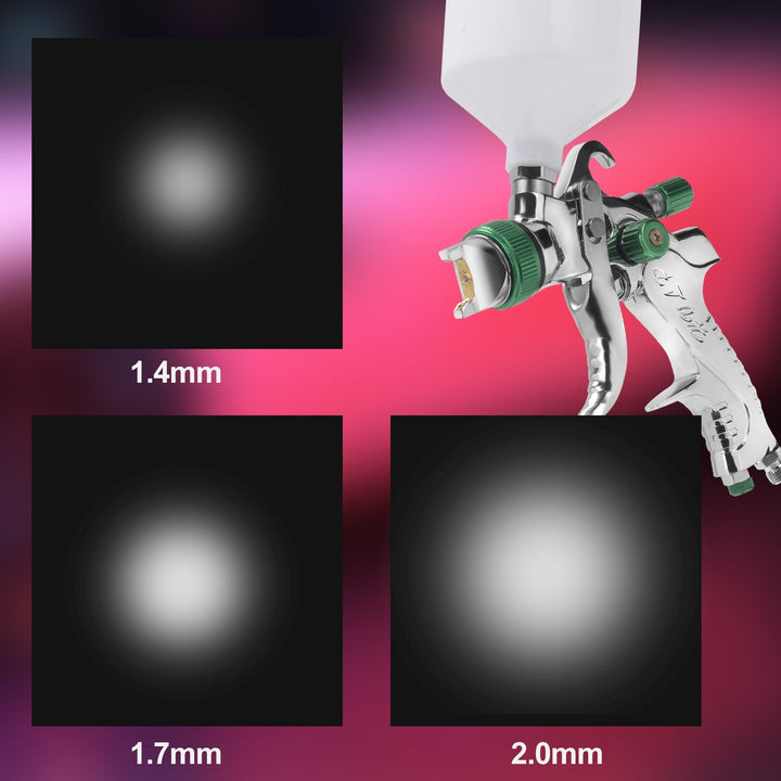 HVLP Spray Gun Spray Gun Set med rustfritt stål dyse | Skanto