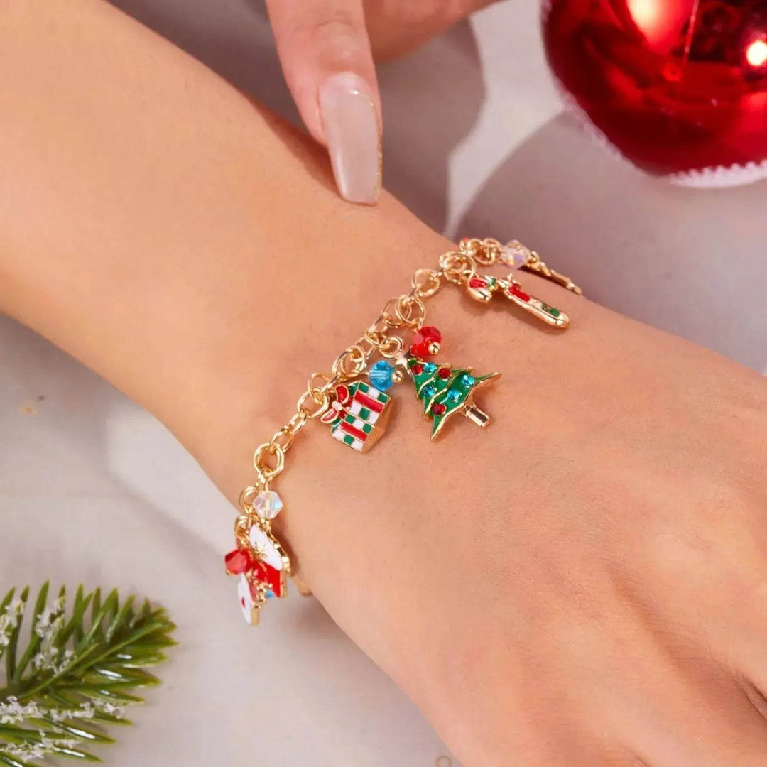 Skanto | Jule adventscharms armbånd Nøtteknekkeren Charm armbånd