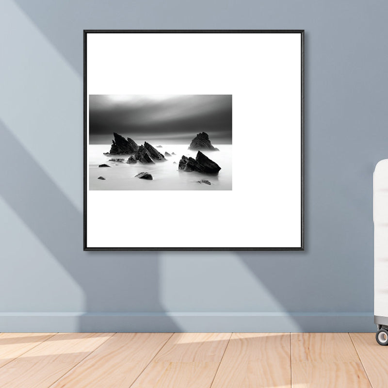 Norvo | Mørk Retro Veggkunst Fototrykk Landskap Lerret for Soverom, Flere Størrelsesalternativer