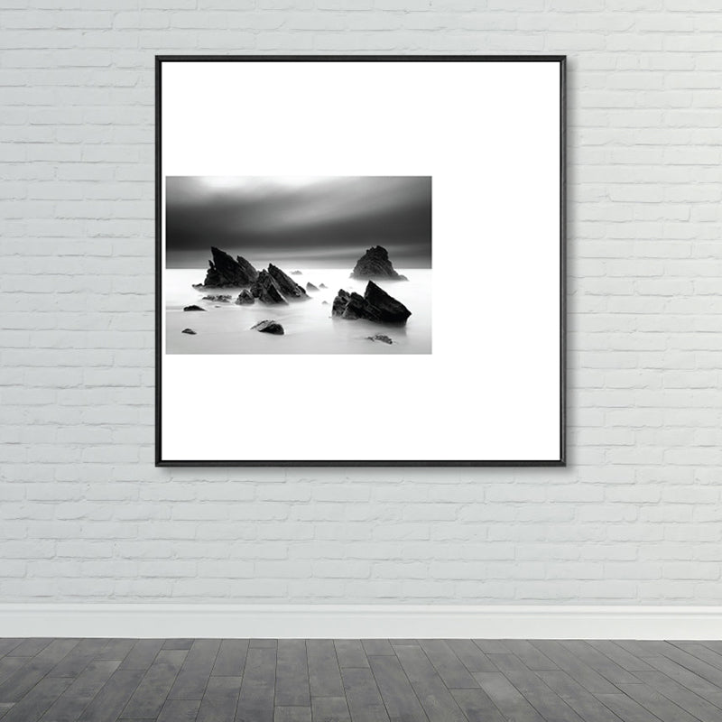 Norvo | Mørk Retro Veggkunst Fototrykk Landskap Lerret for Soverom, Flere Størrelsesalternativer