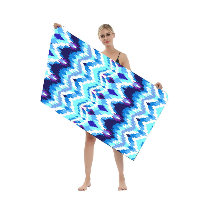 Multifunksjonelt strandhåndkle i kreativt mandala-design Skanto
