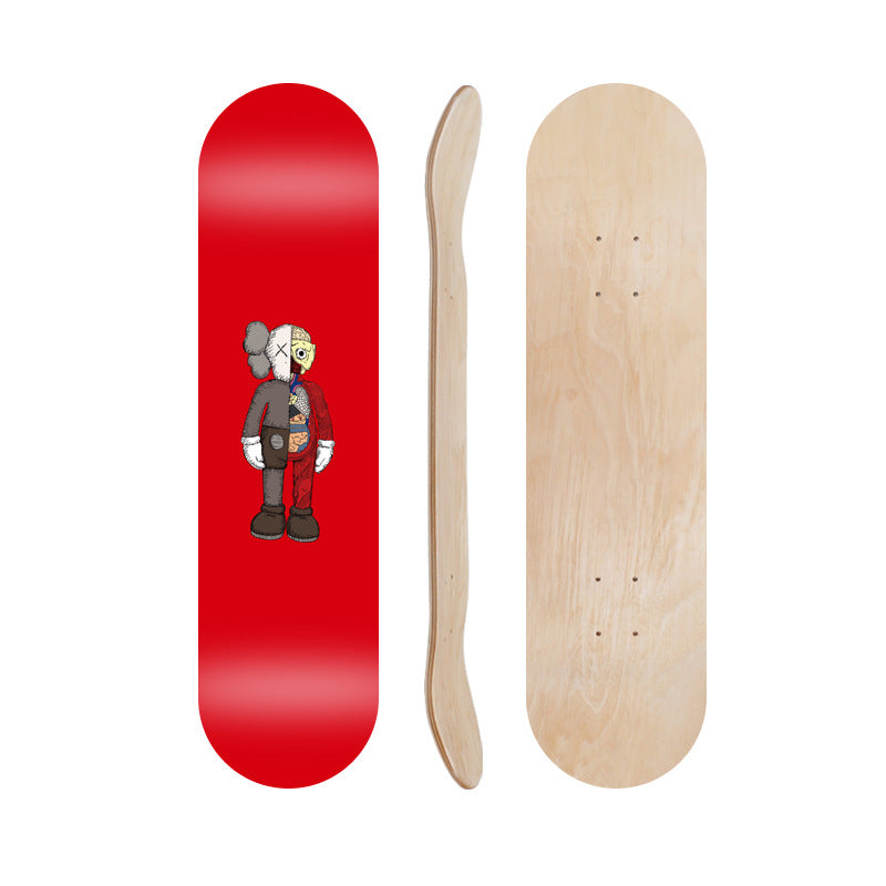 Tegneserieinspirert skate dekk Skanto