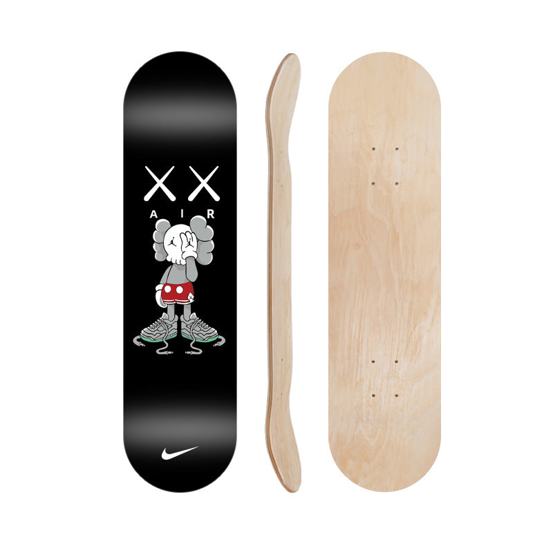 Tegneserieinspirert skate dekk Skanto