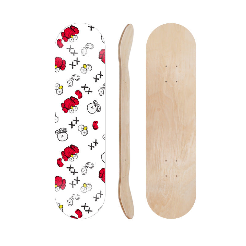 Tegneserieinspirert skate dekk Skanto