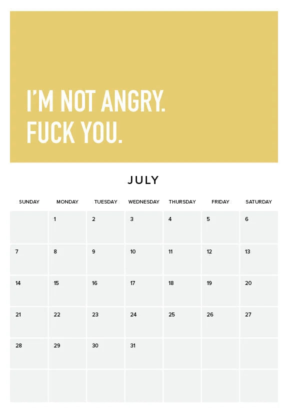 Adulting Is Hard 2024 Veggkalender | Skanto
