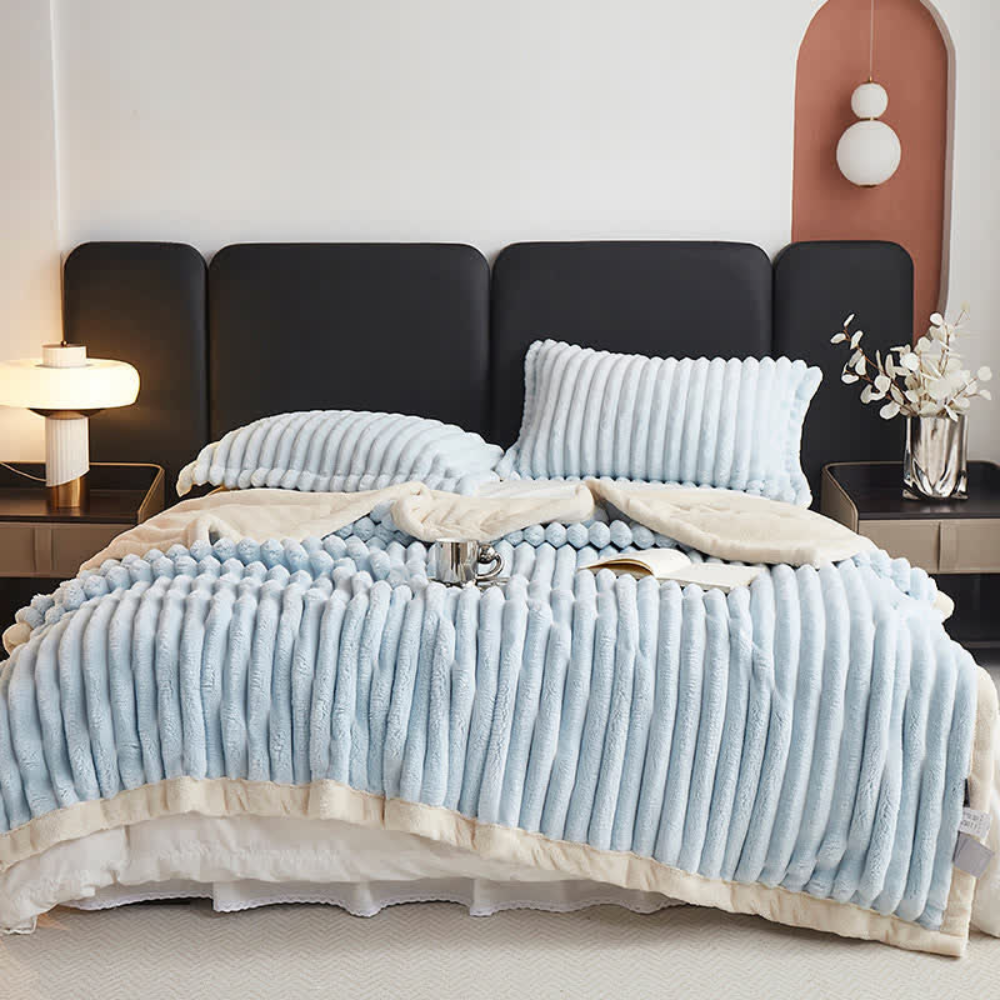 Skanto | Snuggly falsk pels fleece-teppe