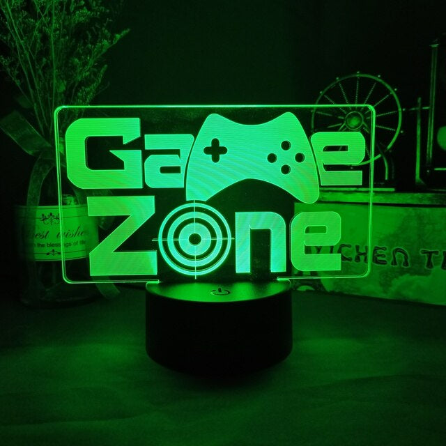 Gamer 3D LED-lamper | Skanto
