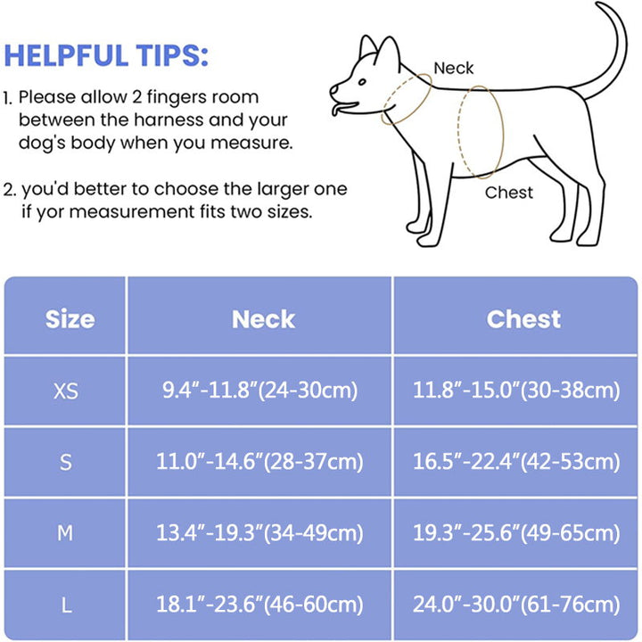 Skanto | Adjustable Dog Vest Harness with 3 Leash Clips