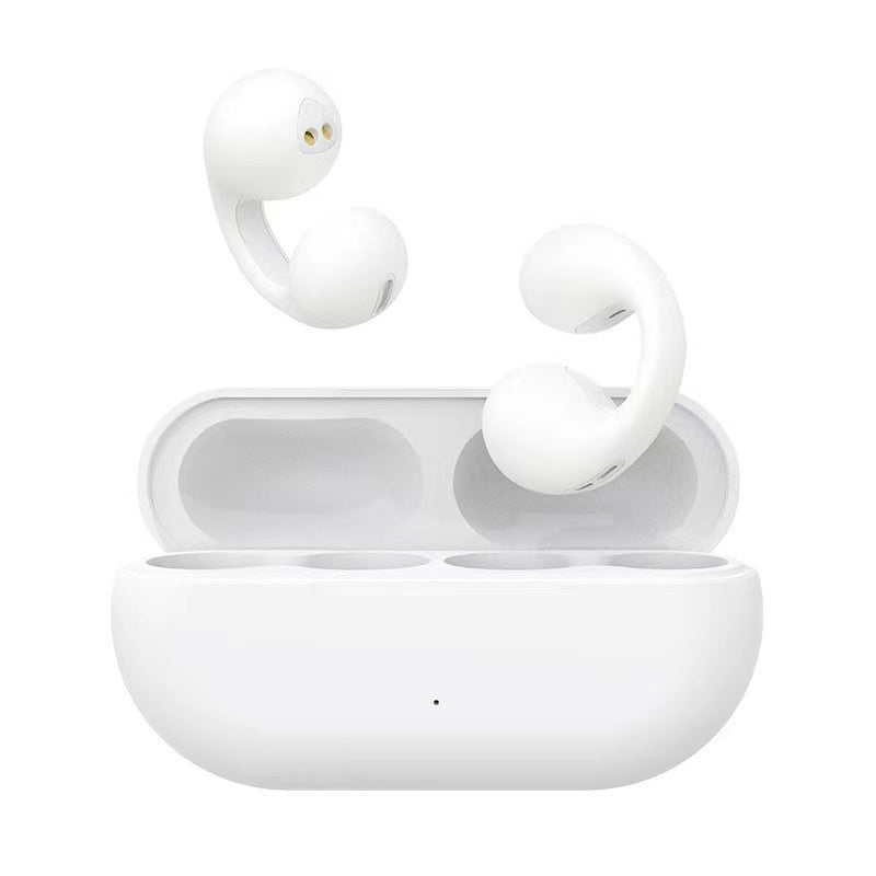 Bone conduction headphones with clip for the ear, wireless | Skanto