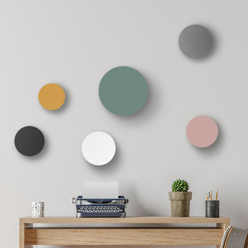 Skanto | GlowOrb Minimalistisk Rund LED Vegglampe | Fargevariasjon | Dimmbar Lys