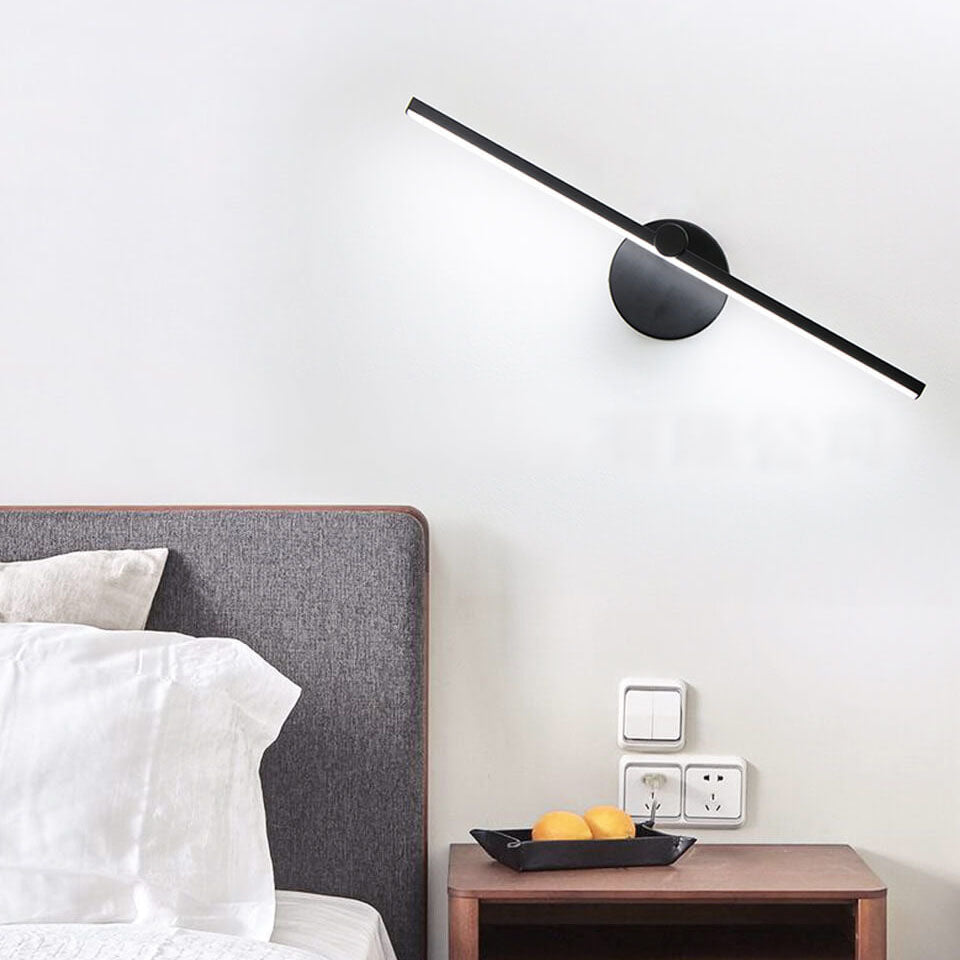 Norvo | Nordisk Minimalist Aluminium Lang Stangbryter LED Speil Vegglampe