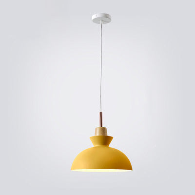 Skanto | AuroraLite Nordic Pendant Lamp | Metal Design | 1-Light | Modern Color Options