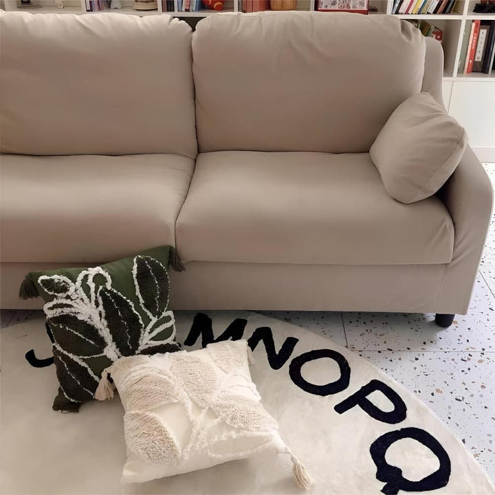 Skanto | Plush Leaf With Tassel Cushion Cover