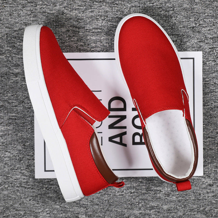 Skanto | Slip-On Sko laget av lerret for menn