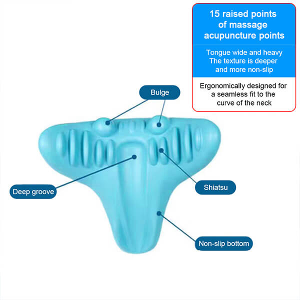 NeckEase Stretch – Ergonomisk Nakkepute for Nakkavslapning | Skanto