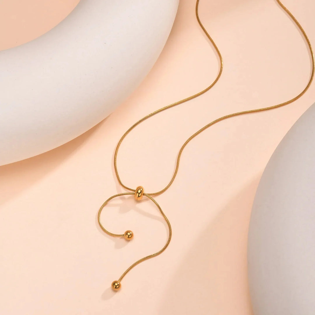 Skanto | 18k Justerbar Frynse Slangesmykke