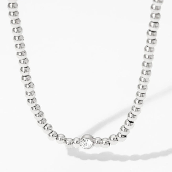 Skanto | 18k Perlede Diamant Senter Halssmykke og Armbånd