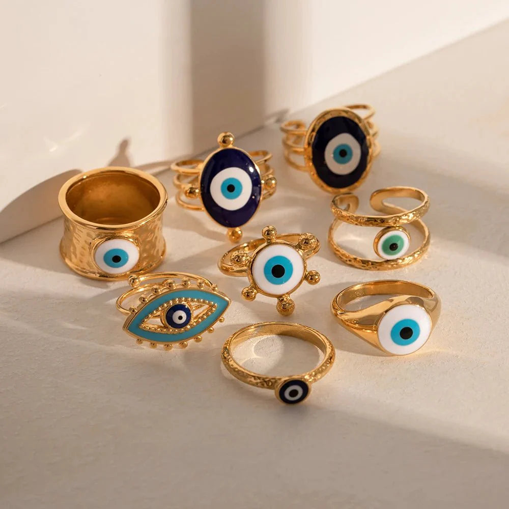 Skanto | 18k Bohemsk Ondt Blikk Ringer