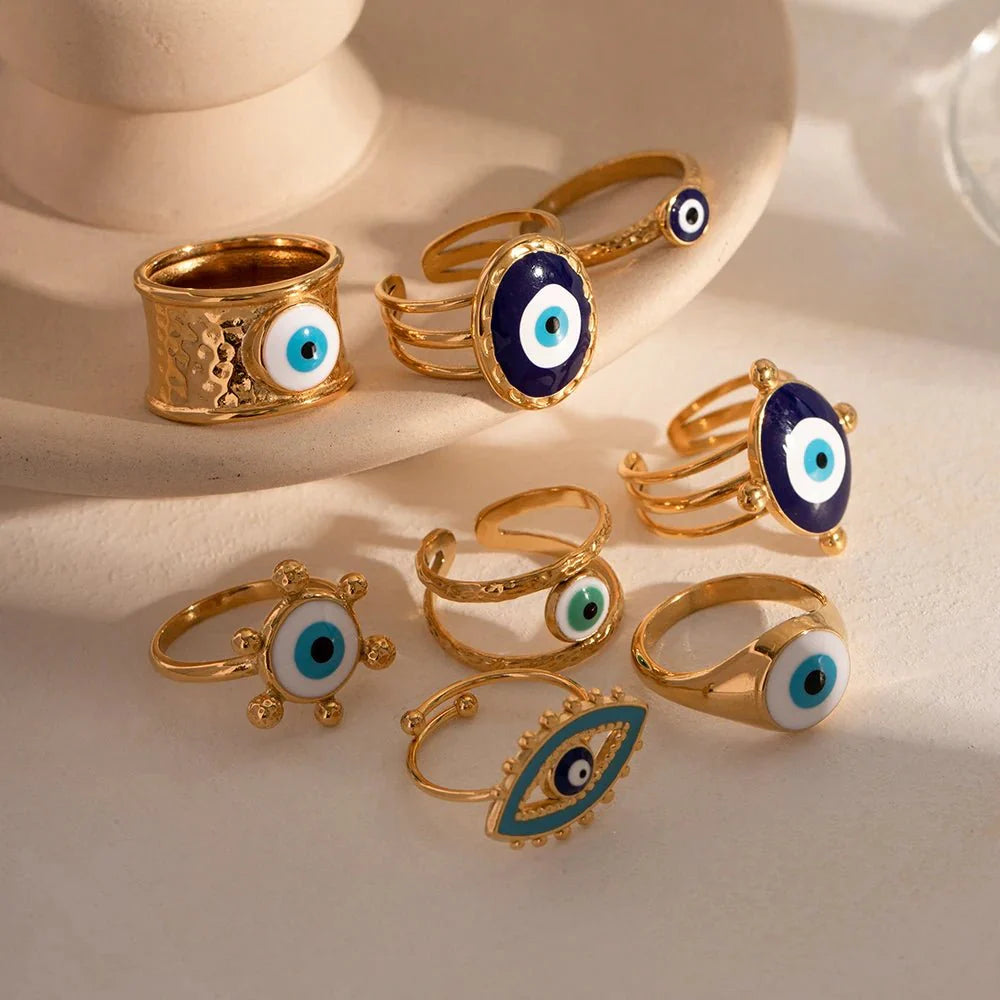 Skanto | 18k Bohemsk Ondt Blikk Ringer