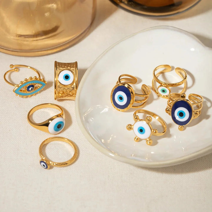 Skanto | 18k Bohemsk Ondt Blikk Ringer