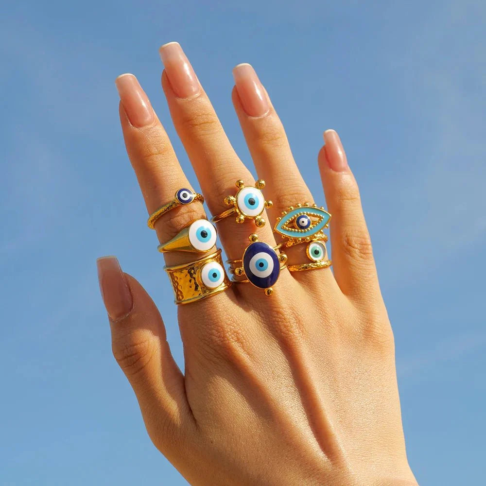 Skanto | 18k Bohemsk Ondt Blikk Ringer