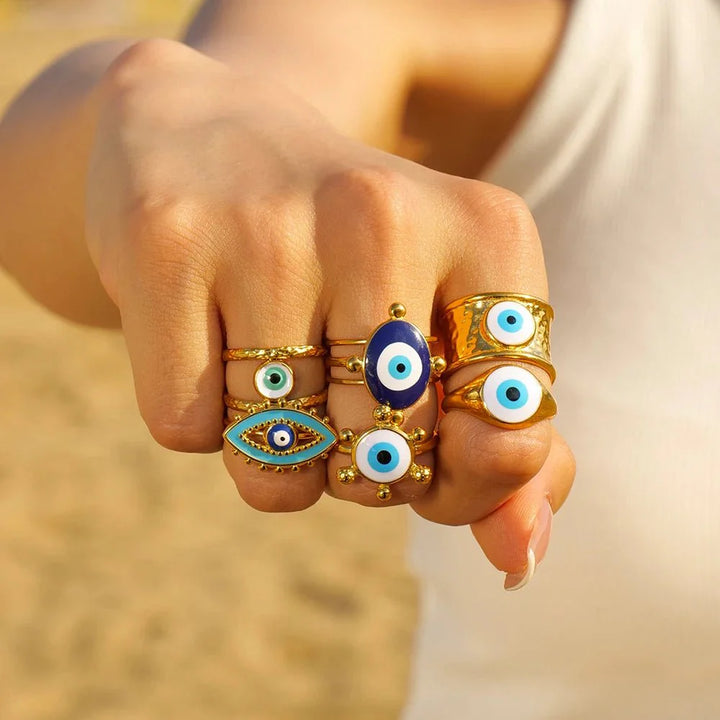 Skanto | 18k Bohemsk Ondt Blikk Ringer