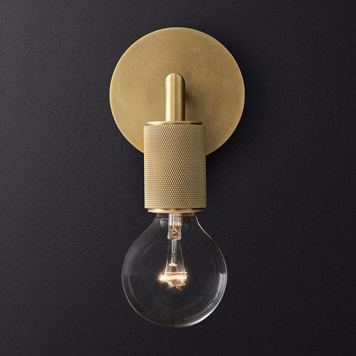 Skanto | Vegglampe Messing Metall Dobbel Lyspære Vegglampe