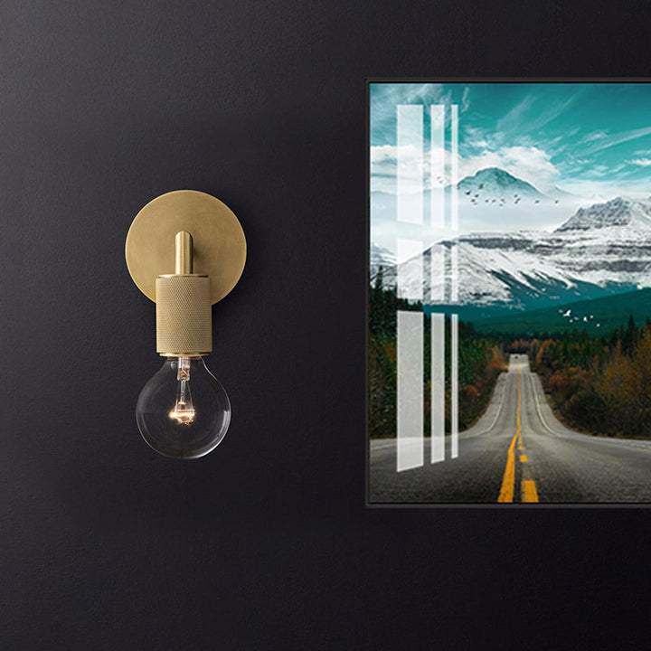 Skanto | Vegglampe Messing Metall Dobbel Lyspære Vegglampe