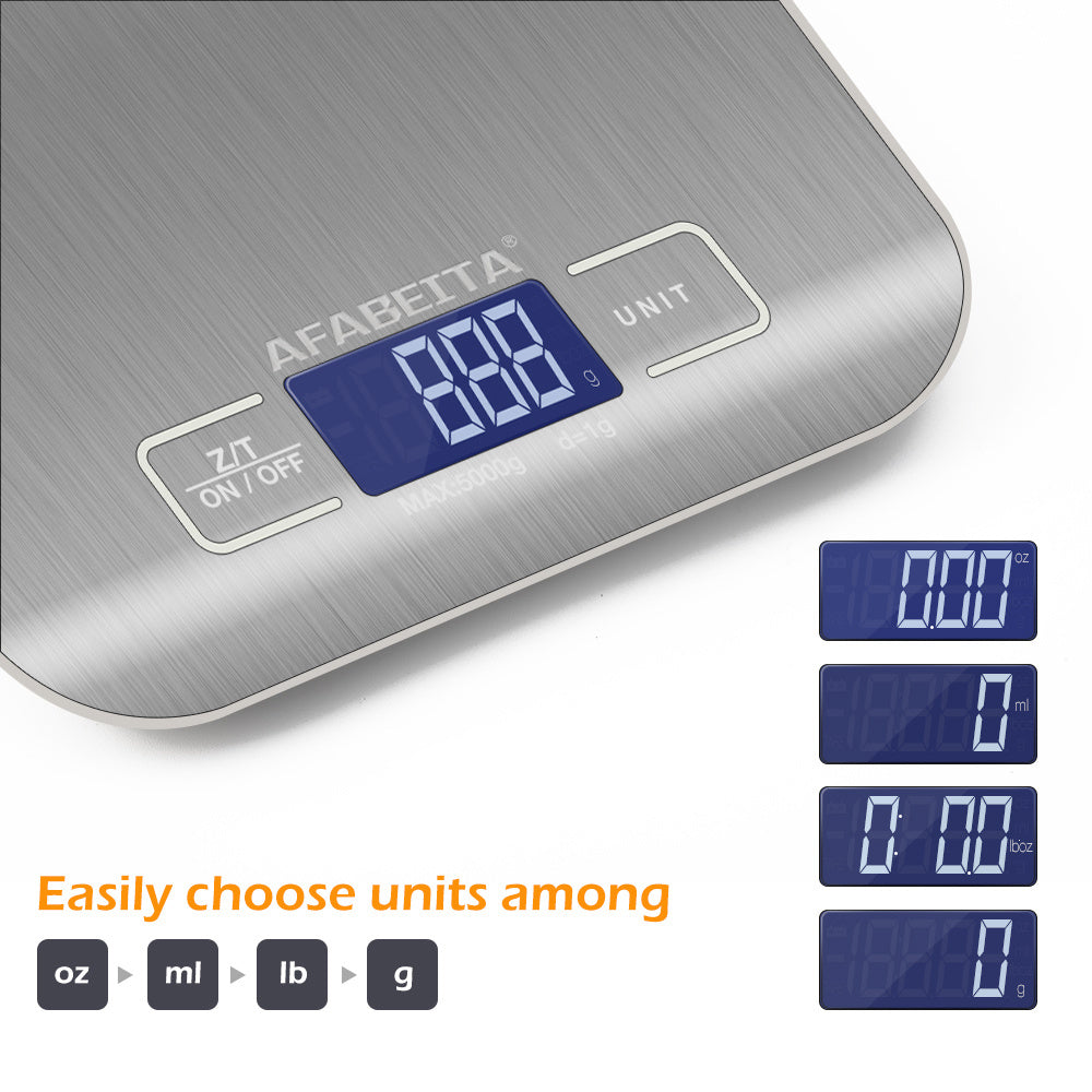 Digital kjøkkenvekt: 5KG/11lb kapasitet. | Skanto