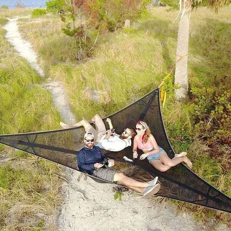 Skanto | Multi-Person Camping Hengekøye med 3-Punkts Anker System