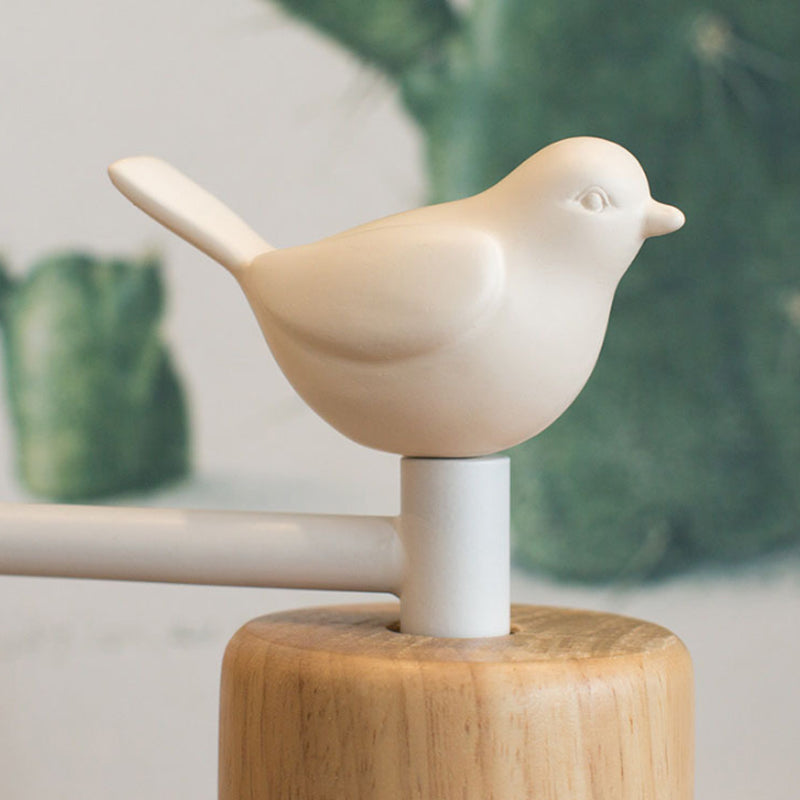 Norvo | NordicDome - Metall og Tre Vegglampe med Fugl til Barnerommet