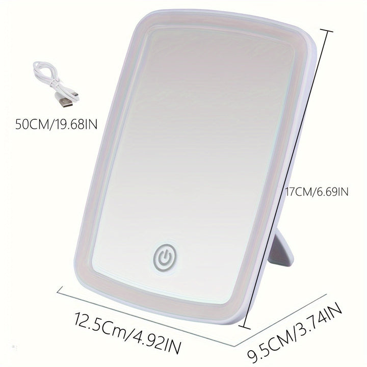 BloomMirror - Elegant LED Sminkespeil USB Lader Skanto