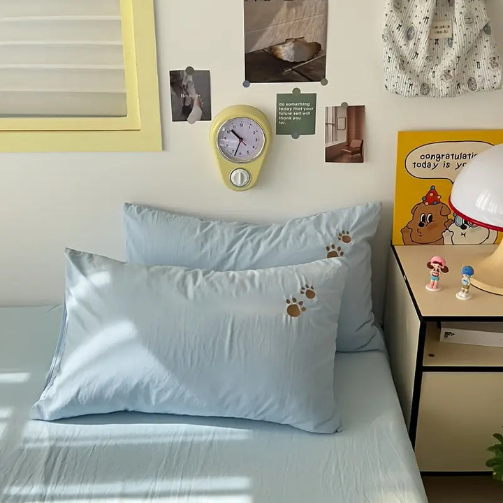 Teddy Bear Sengetøy Sett – Ultra Myk og Kosevennlig | Med dynetrekk, laken og 2 putetrekk | Skanto