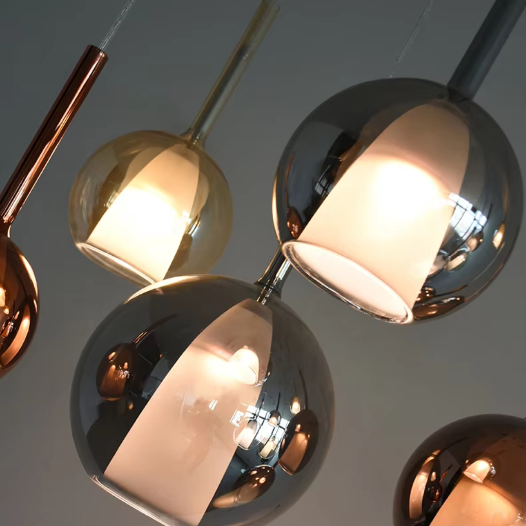 CelestialGlow Light - Moderne Glass Pendellampe | Skanto