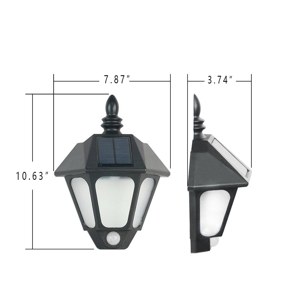 Solcelle Vanntett Kreativ Dekorativ LED Utendørs Vegglampe | Skanto
