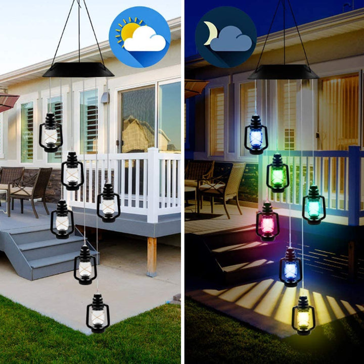 LED Solcelle Sommerfugl Vindspill Hage Hengelys Skanto