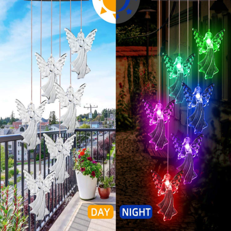 LED Solcelle Sommerfugl Vindspill Hage Hengelys Skanto