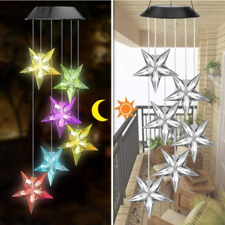 LED Solcelle Sommerfugl Vindspill Hage Hengelys Skanto