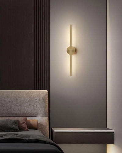 Skanto | Moderne Lineær LED Vegglampe - Gull