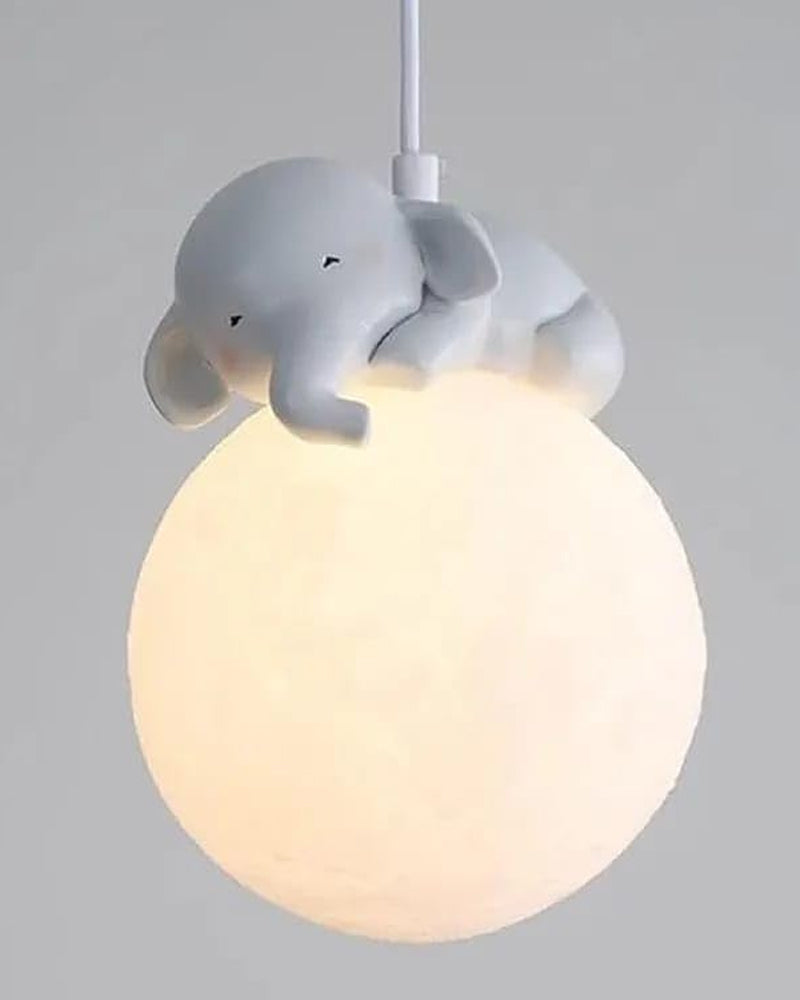 Skanto | Søt dyreformet månependellampe - Elefant