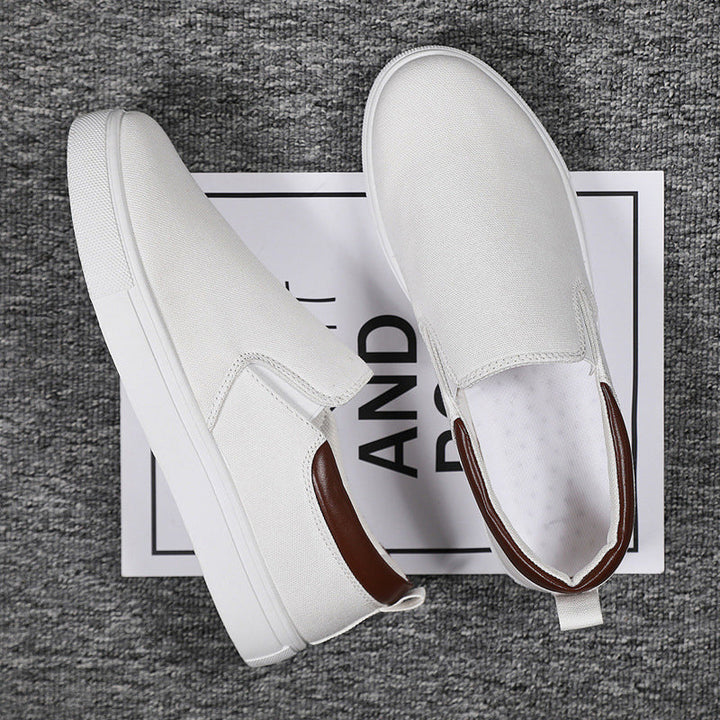 Skanto | Slip-On Sko laget av lerret for menn
