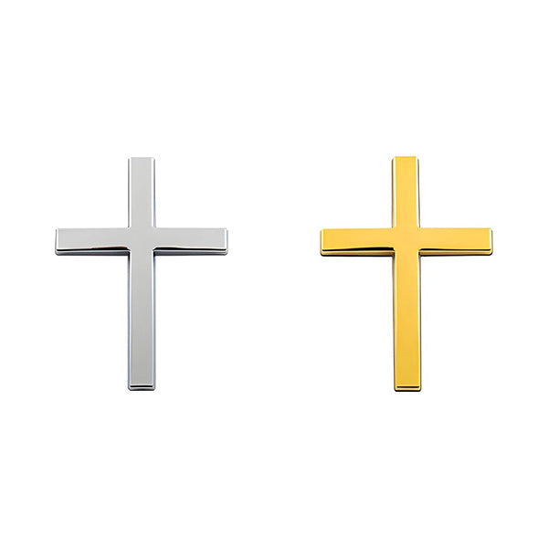 Skanto | ️ 3D Kryss Metall Jesus Kristus Kors Merke StickerBil Anti-Scratch Sticker
