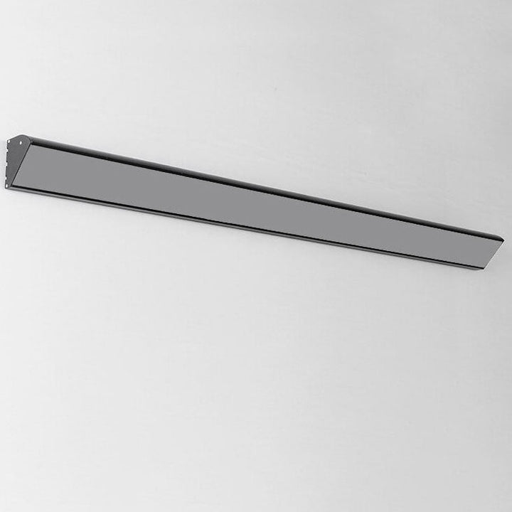 Moderne, lang LED-vegglampe for utendørs bruk, laget av aluminium og akryl, vanntett, med lang stang, for utendørs bruk