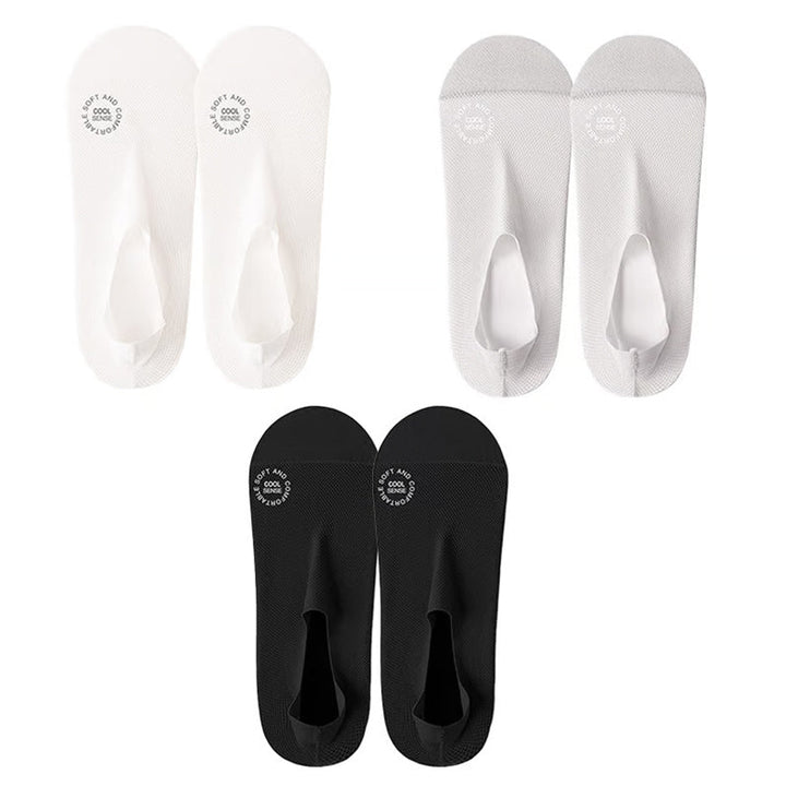 Skanto | Ultra-tynne fôr non-slip usynlige sokker