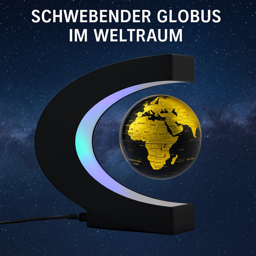 Skanto | AstroGlobe LED Verdens Globe – Flytende Globe Lampe med Magnetisk Oppheng